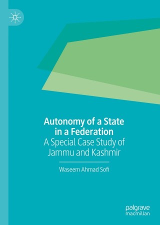 Cover image: Autonomy of a State in a Federation 9789811610189