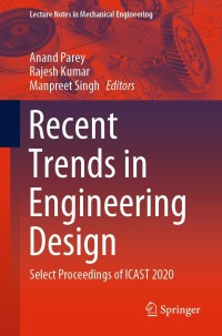 Imagen de portada: Recent Trends in Engineering Design 9789811610783