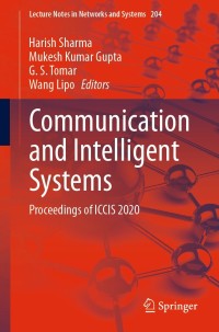 Cover image: Communication and Intelligent Systems 9789811610882