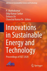 Cover image: Innovations in Sustainable Energy and Technology 9789811611186