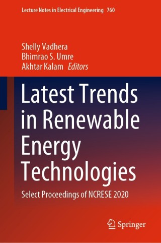 Cover image: Latest Trends in Renewable Energy Technologies 9789811611858