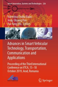 Imagen de portada: Advances in Smart Vehicular Technology, Transportation, Communication and Applications 9789811612084