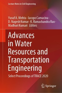 Imagen de portada: Advances in Water Resources and Transportation Engineering 9789811613029