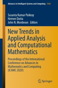 Cover image: New Trends in Applied Analysis and Computational Mathematics 9789811614019