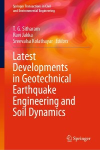 Cover image: Latest Developments in Geotechnical Earthquake Engineering and Soil Dynamics 9789811614675