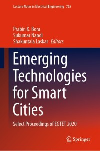 Cover image: Emerging Technologies for Smart Cities 9789811615498