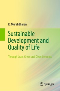 Cover image: Sustainable Development and Quality of Life 9789811618345