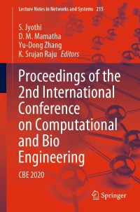Imagen de portada: Proceedings of the 2nd International Conference on Computational and Bio Engineering 9789811619403