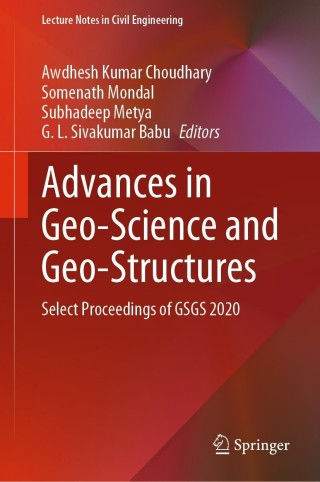 Cover image: Advances in Geo-Science and Geo-Structures 9789811619922