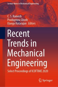 Cover image: Recent Trends in Mechanical Engineering 9789811620850