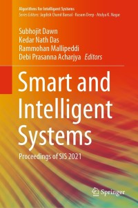 Cover image: Smart and Intelligent Systems 9789811621086