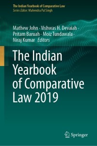 Omslagafbeelding: The Indian Yearbook of Comparative Law 2019 9789811621741