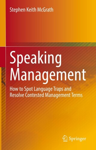 Titelbild: Speaking Management 9789811622120