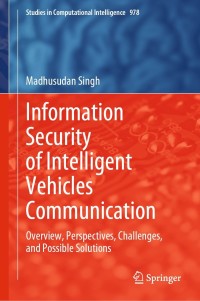 Titelbild: Information Security of Intelligent Vehicles Communication 9789811622168