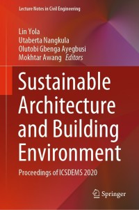 Immagine di copertina: Sustainable Architecture and Building Environment 9789811623288