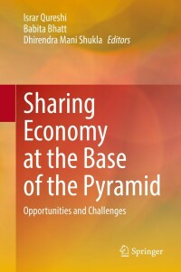 Cover image: Sharing Economy at the Base of the Pyramid 9789811624131