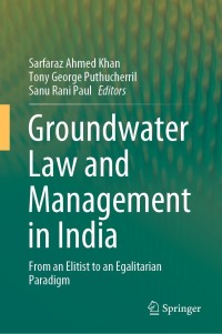 صورة الغلاف: Groundwater Law and Management in India 9789811626166