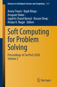 Omslagafbeelding: Soft Computing for Problem Solving 9789811627118