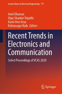 Imagen de portada: Recent Trends in Electronics and Communication 9789811627606