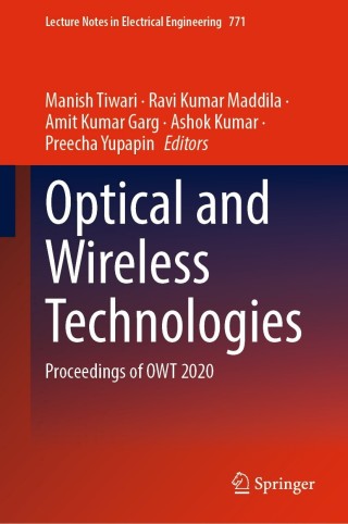 Cover image: Optical and Wireless Technologies 9789811628177