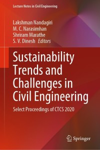 Omslagafbeelding: Sustainability Trends and Challenges in Civil Engineering 9789811628252