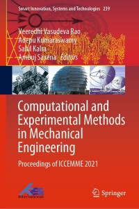 Imagen de portada: Computational and Experimental Methods in Mechanical Engineering 9789811628566