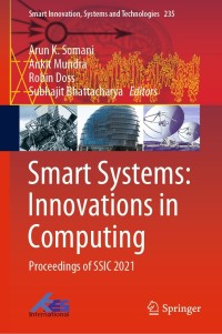 Cover image: Smart Systems: Innovations in Computing 9789811628764