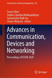 Imagen de portada: Advances in Communication, Devices and Networking 9789811629105