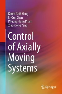 Imagen de portada: Control of Axially Moving Systems 9789811629143