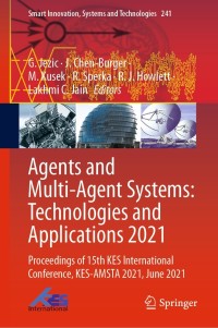 Imagen de portada: Agents and Multi-Agent Systems: Technologies and Applications 2021 9789811629938
