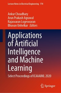 Imagen de portada: Applications of Artificial Intelligence and Machine Learning 9789811630668