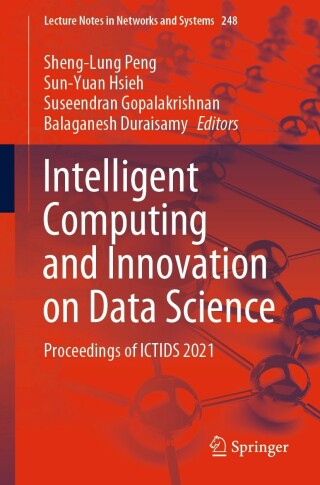 Imagen de portada: Intelligent Computing and Innovation on Data Science 9789811631528