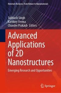 Omslagafbeelding: Advanced Applications of 2D Nanostructures 9789811633218