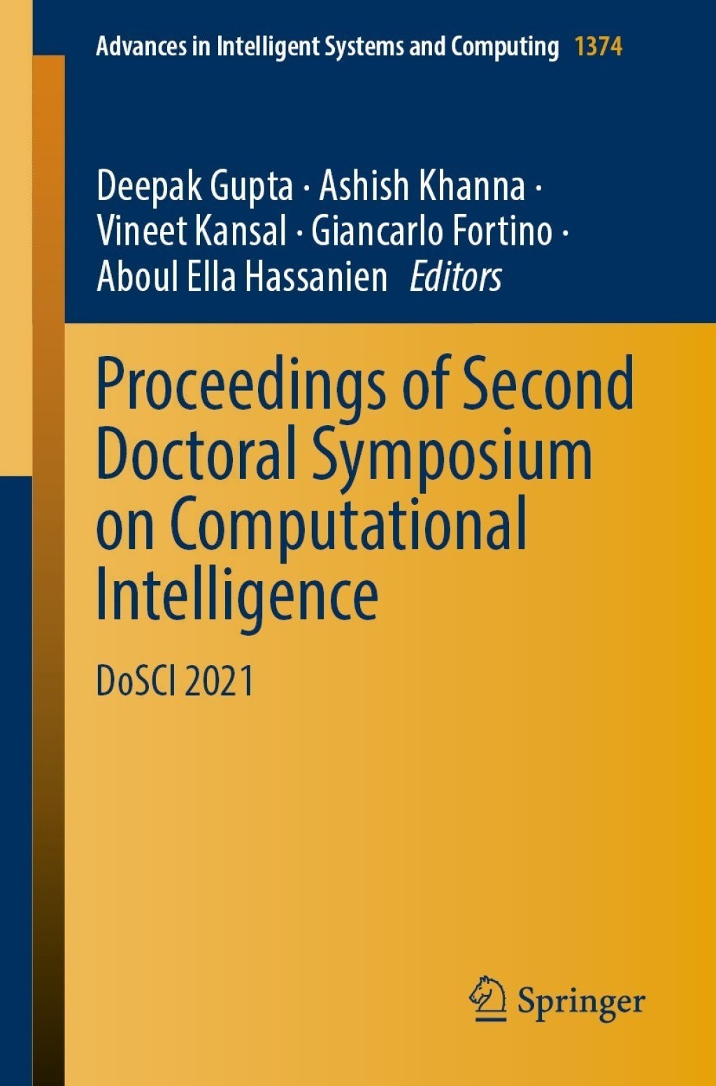 Proceedings of Second Doctoral Symposium on Computational Intelligence DoSCI 2021