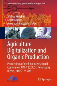 Titelbild: Agriculture Digitalization and Organic Production 9789811633485