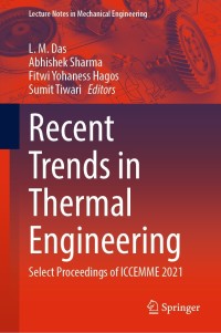 صورة الغلاف: Recent Trends in Thermal Engineering 9789811634277