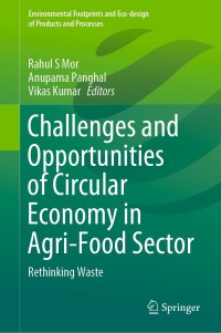 Immagine di copertina: Challenges and Opportunities of Circular Economy in Agri-Food Sector 9789811637902