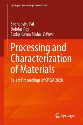 Immagine di copertina: Processing and Characterization of Materials 9789811639364