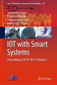 Cover image: IOT with Smart Systems 9789811639449