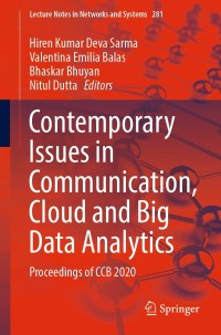 Immagine di copertina: Contemporary Issues in Communication, Cloud and Big Data Analytics 9789811642432