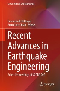 Imagen de portada: Recent Advances in Earthquake Engineering 9789811646164