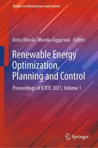 Cover image: Renewable Energy Optimization, Planning and Control 9789811646621