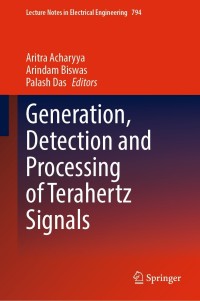 Cover image: Generation, Detection and Processing of Terahertz Signals 9789811649462