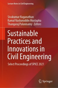 Cover image: Sustainable Practices and Innovations in Civil Engineering 9789811650406