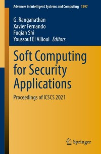 Imagen de portada: Soft Computing for Security Applications 9789811653001
