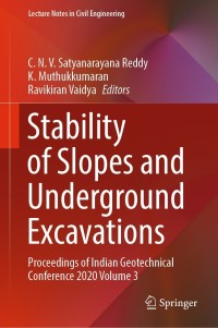 Cover image: Stability of Slopes and Underground Excavations 9789811656002