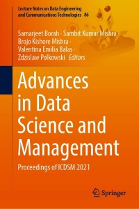Cover image: Advances in Data Science and Management 9789811656842