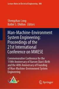 Immagine di copertina: Man-Machine-Environment System Engineering: Proceedings of the 21st  International Conference on MMESE 9789811659621