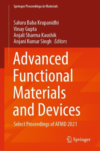 Cover image: Advanced Functional Materials and Devices 9789811659706