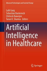 Cover image: Artificial Intelligence in Healthcare 9789811662645